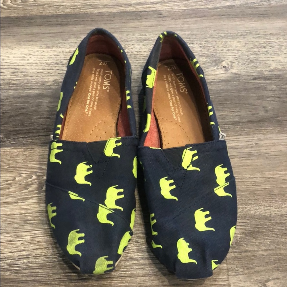 Toms Elephant Print Shoes